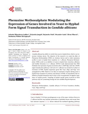 Fillable Online Phenazine Methosulphate Modulating The Expression Of