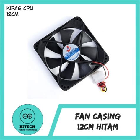 Jual FAN CASING 12CM HITAM FAN CASE 12 CM KIPAS CPU BAUT Shopee