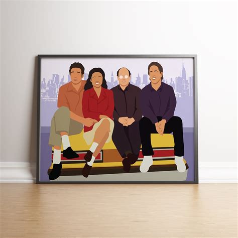 Seinfeld American Sitcom Poster Seinfeld TV Series Inspired - Etsy