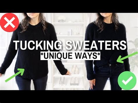 Ultimate Guide To Tucking Your Sweaters Tops In Unique Ways How