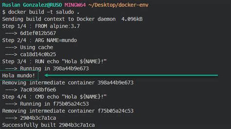 Argumentos Y Variables De Entorno En Docker DEV Community