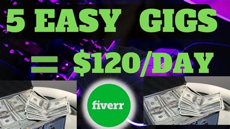 Easy Fiverr Gigs For Beginners Make At Least A Day Online