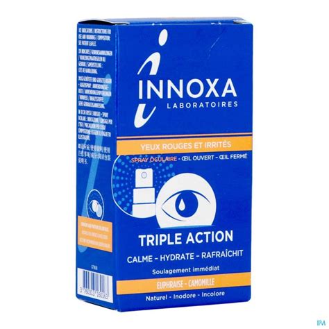 INNOXA SPRAY OCULAIRE YEUX ROUGE IRRITES 10 ML Sécheresse oculaire