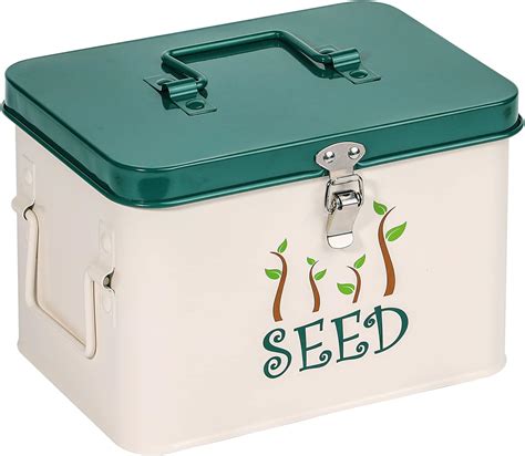 Kamehame Seed Storage Box Seed Organizer Tin With 2