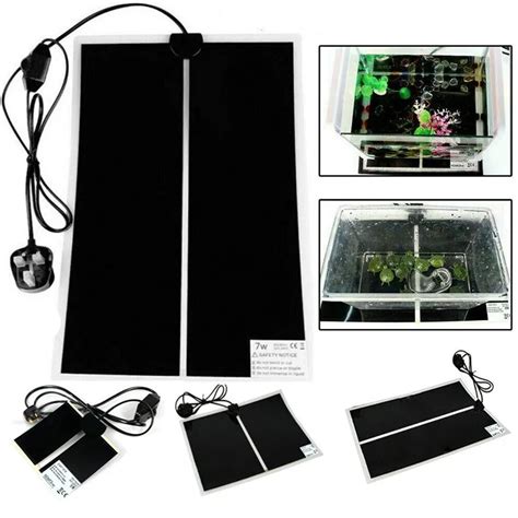 Reptile Vivarium Heat Mat Heating Warm Heater Pad With Thermostat