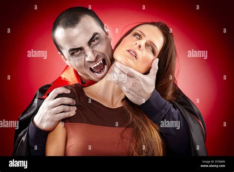 Vampire bite neck hi-res stock photography and images - Alamy