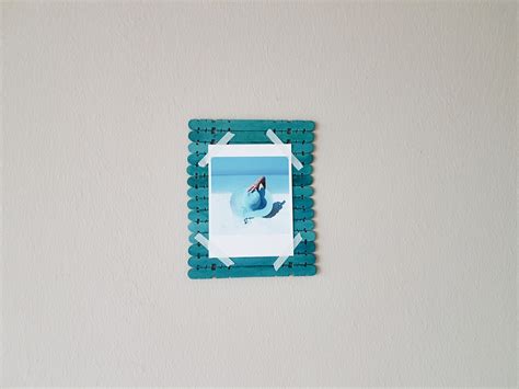 Ice cream stick frame DIY - Print For Fun Blog