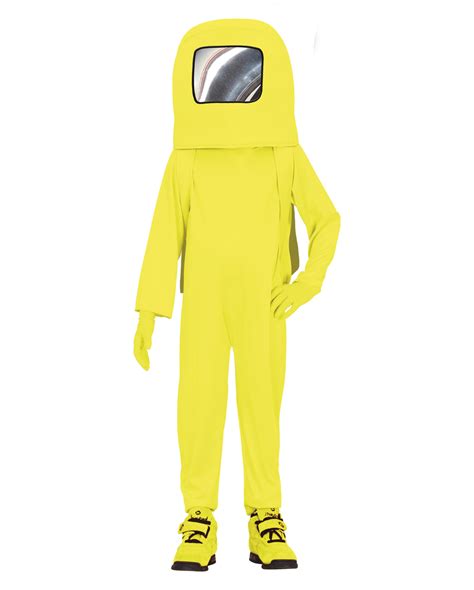 Yellow Video Game Astronaut Kids Costume buy | Horror-Shop.com