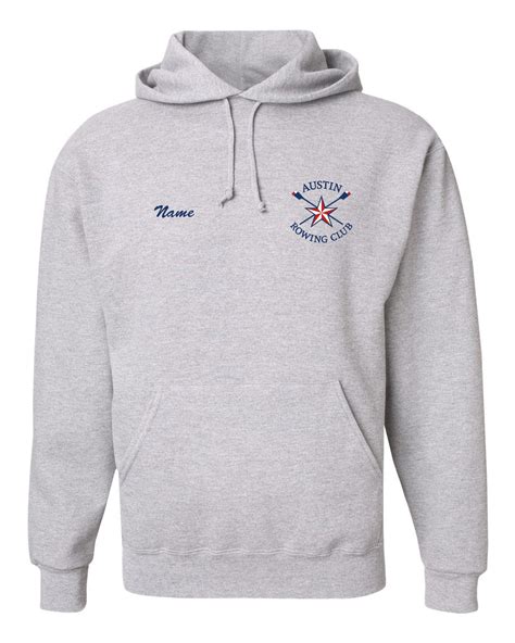 5050 Hooded Austin Rowing Club Pullover Sweatshirt Embroidered