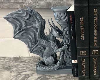 Dragon Bookends - Etsy