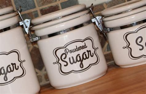 Kitchen Canister Labels - Burton Avenue