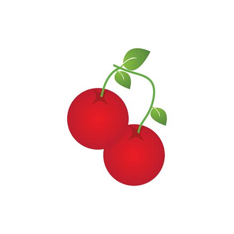 Cherry logo vector 13043525 Vector Art at Vecteezy