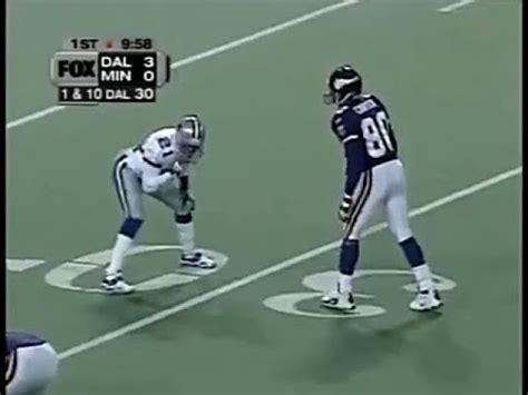 Randy Moss Cris Carter Vs Deion Sanders 1999 Wildcard WR Vs CB