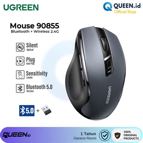 Jual Ugreen Wireless Mouse Dual Mode G Bluetooth Silent Click