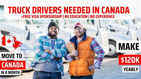 Truck Driving Jobs In Canada With Free Visa Sponsorship In 2024 In