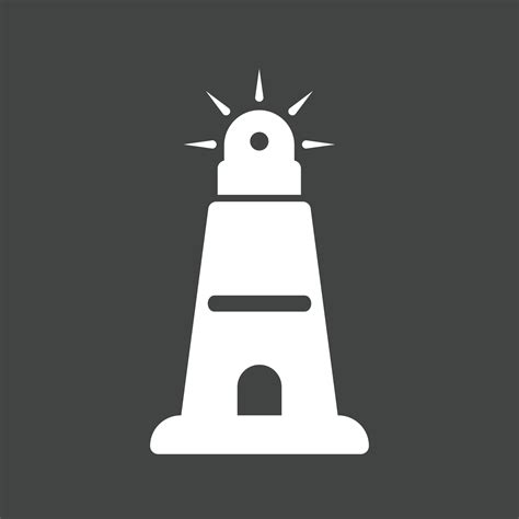 Lighthouse Glyph Inverted Icon 14380452 Vector Art at Vecteezy