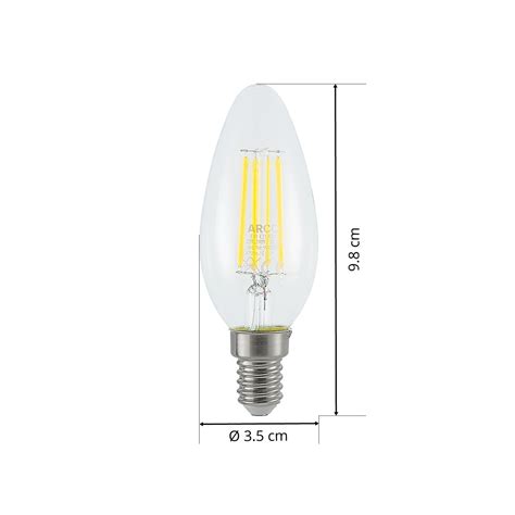 Ampoule Led E14 Filament 4 W 2 700 K Dimmable Luminaire Fr