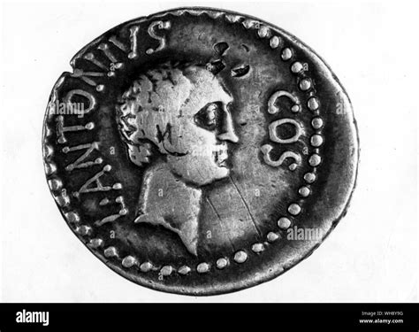 Antony cleopatra coin Black and White Stock Photos & Images - Alamy