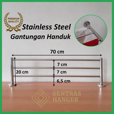 Jual Gantungan Handuk Gantungan Baju Rak Handuk Stainless Steel 60 Cm