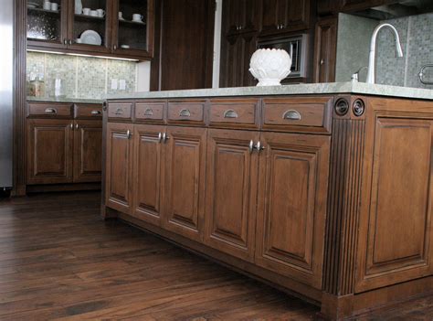 Distressed Alder Cabinets In Malibu Wl Rubottom Cabinets Co