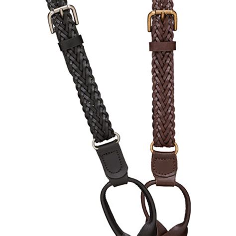 Genuine All-Leather Button Suspenders - SuspenderStore