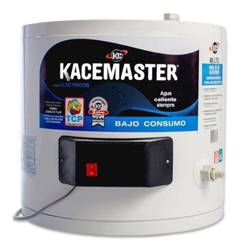 Termotanque Electrico Kacemaster Litros Carga Superior Con V Lvula