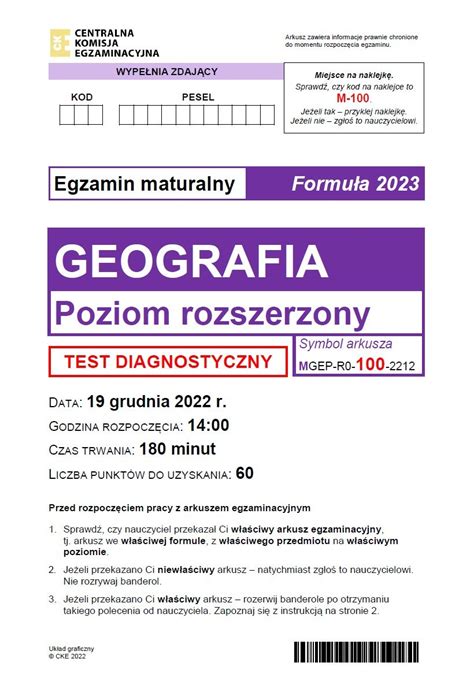 Matura Z Geografii Na Poziomie Rozszerzonym Formu A Dziennik