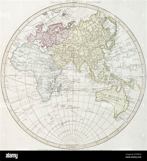 Western And Eastern Hemisphere Map