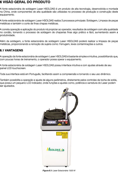 Laser Estacionária 1500W