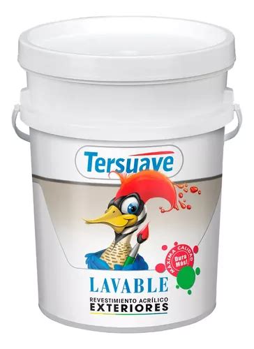 Pintura Tersuave Latex Lavable Exterior 20 Lts Mix Color Azul Traful