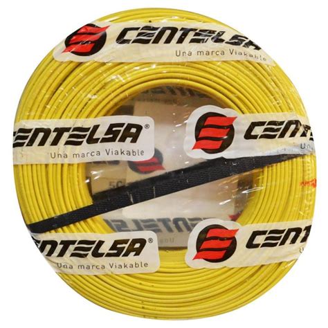 CABLE CENTELSA 7 HILOS 12 X 100 MTS AMARILLO DISTRIBUCIONES