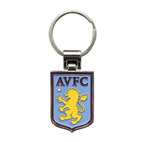 Aston Villa Fc Crest Shaped Keyring