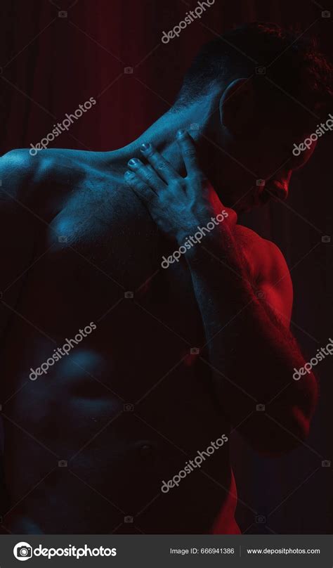 Handsome Man Naked Torso Stock Photo Martyna1802 666941386