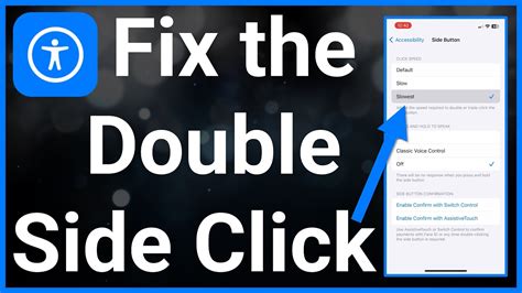 How To Fix Double Click Side Button Not Working On Iphone Youtube