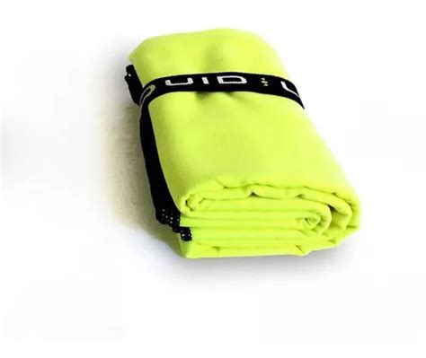 Toallon Microfibra Secado Rapido Deportivo Gym X Liquid A Fluo