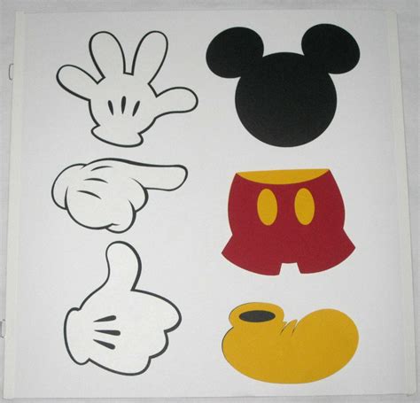 Mickey Mouse Body Parts