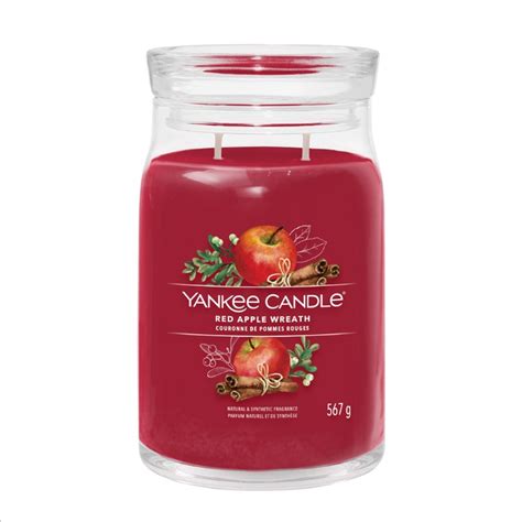 Red Apple Wreath Signature Large Jar Yankee Candle Offizielle Website