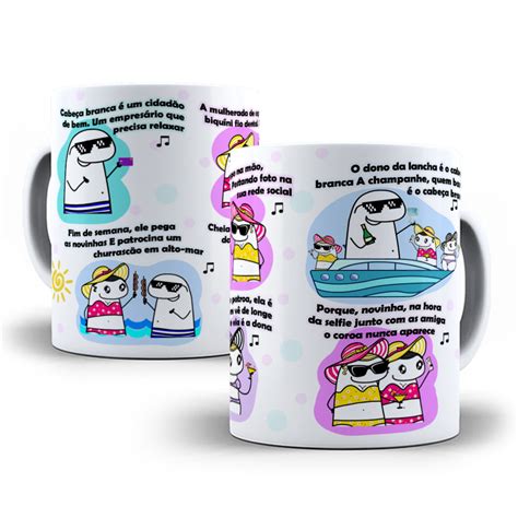 Caneca Divertida Flork Veio Da Lancha Elo Produtos Especiais