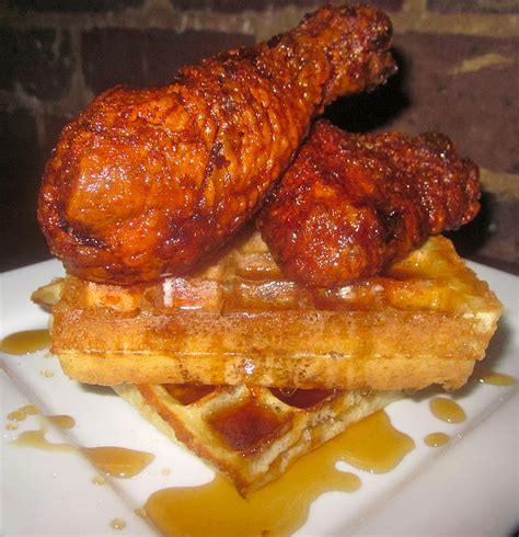 Haute + Heirloom: Nashville Hot Chicken & Waffles with Bourbon-Maple Syrup