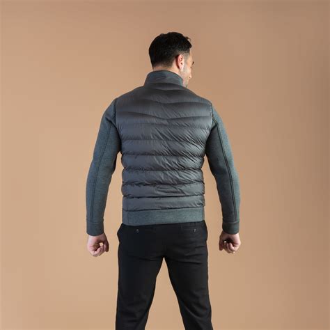 Winter Grey Jacket Minotti Uomo Minotti Uomos Luxury Mens Fashion