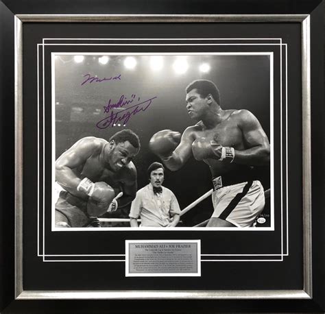 Muhammad Ali V Joe Frazier Thriller In Manilla Referee Autographed