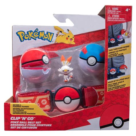 Jazwares Pokemon Figurka Zestaw Clip N Go Poke Ball Belt Set