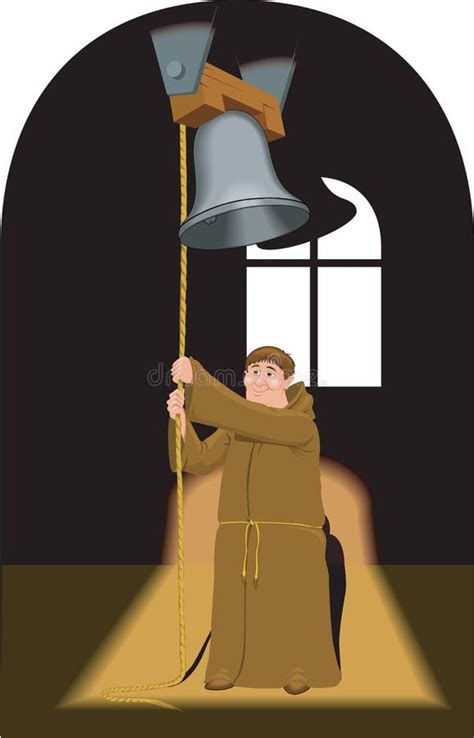 Church Bells In Steeple Vector Illustration Stock Vector Illustration