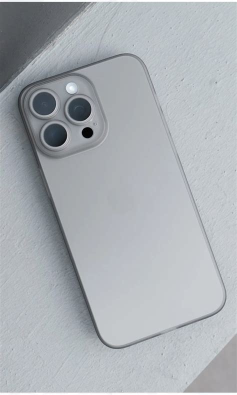 Bare Case Bare Naked IPhone 15 Pro Natural Titanium Mobile Phones Gadgets Mobile Gadget