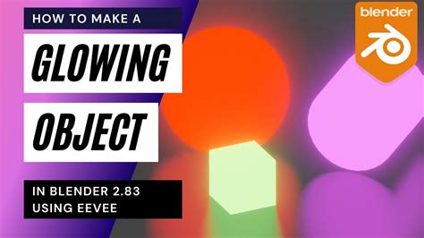 How To Make Object Glow In Blender 2 83 Using Eevee Tagalog Tutorials