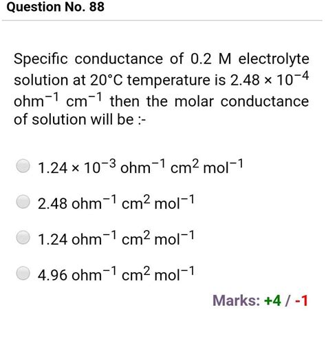 The Molar Conductances Of Nacl Hcl And Ch Coona At Infinite Dilution