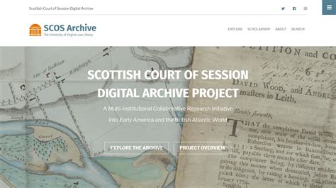 Scottish Court of Session Digital Archive Wins Legal History Award ...