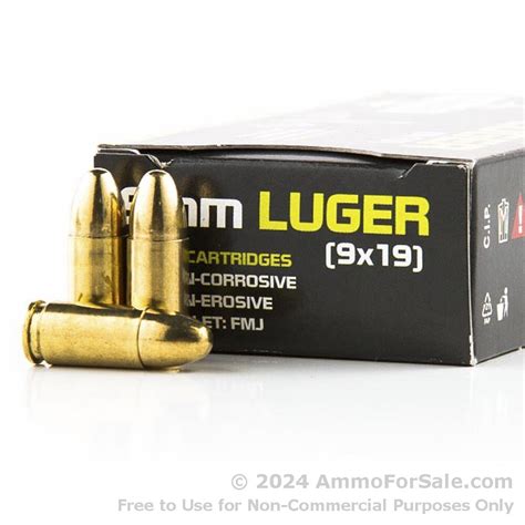 1000 Rounds Of Discount 115gr FMJ 9mm Ammo For Sale By Sumbro