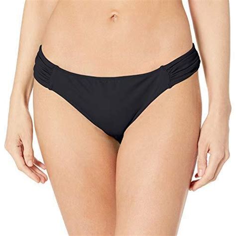 Women S Swim Secret Side Ruched Bikini Black Hue Size Xx Large Xjqu For