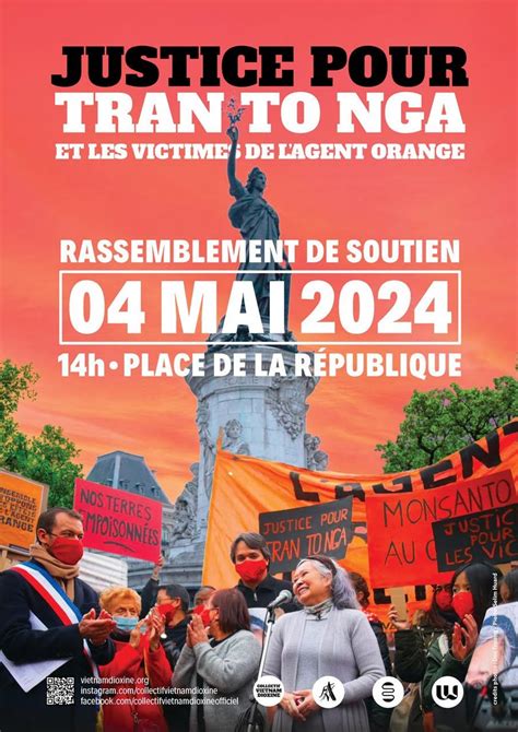 4 mai 2024 Solidarité avec Tran To Nga et les victimes vietnamiennes